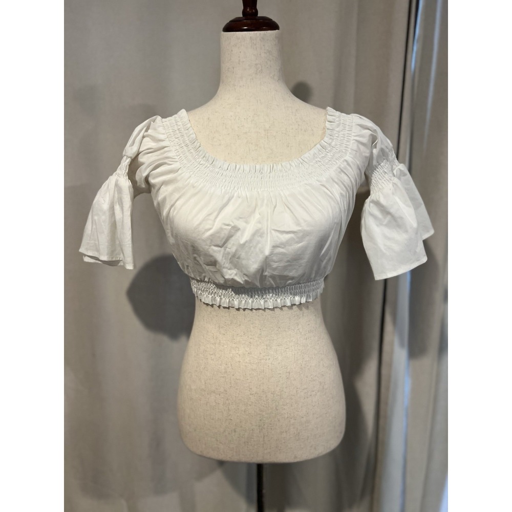 Guess By Marciano Los Angeles Women's Crop Top White Xs NWT Msrp $88